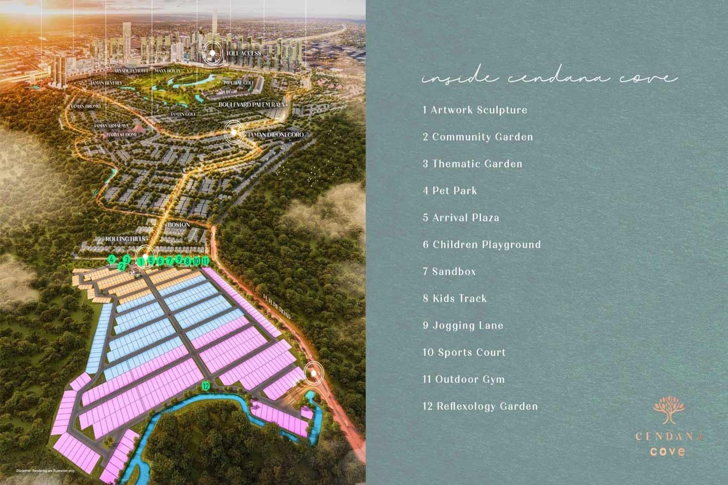 Siteplan Cendana Cove