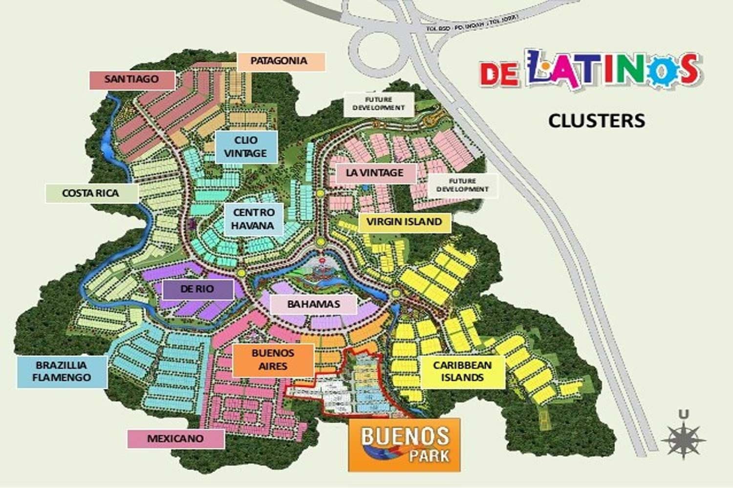 Siteplan Cluster Buenos Park De Latinos