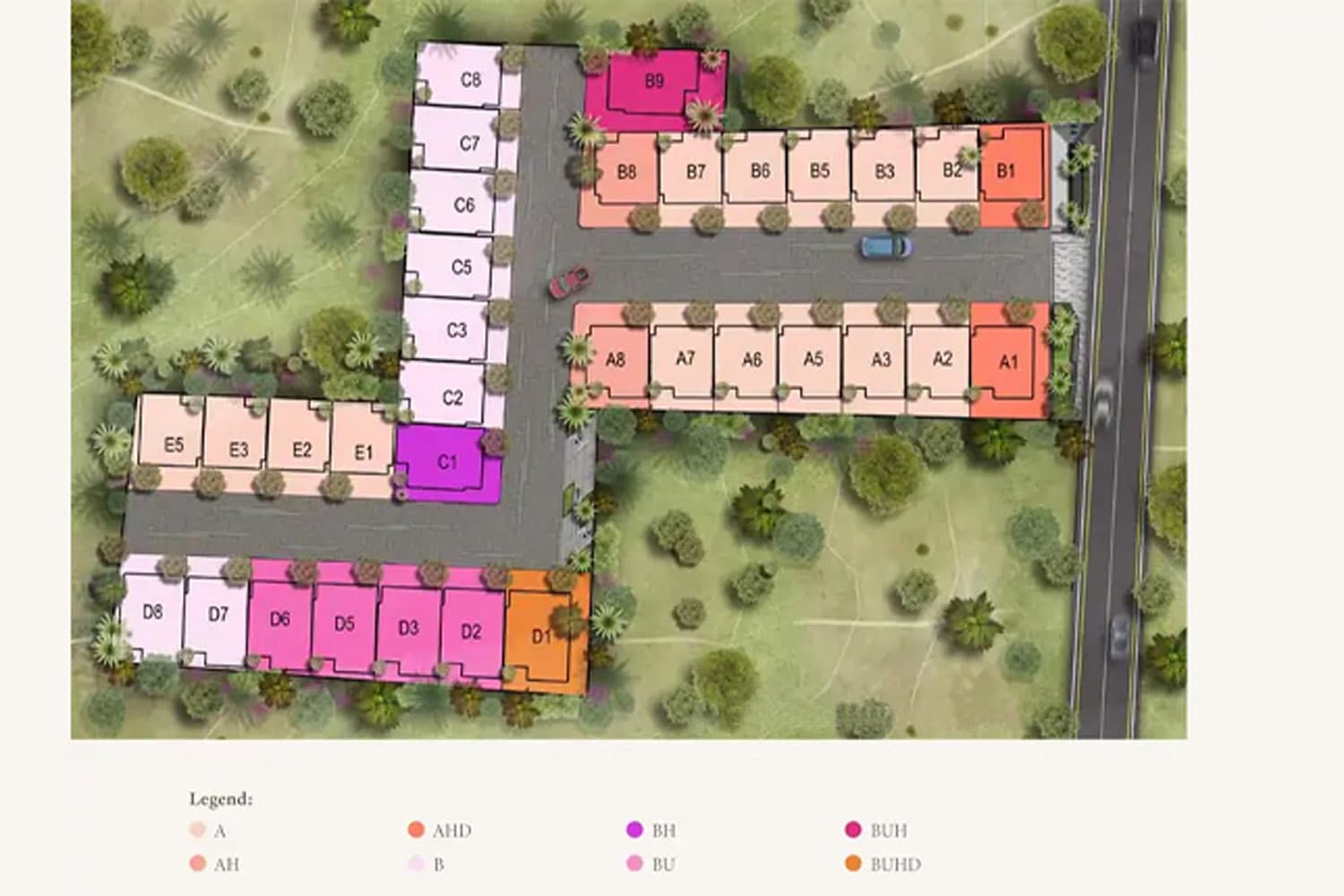 Siteplan Cluster