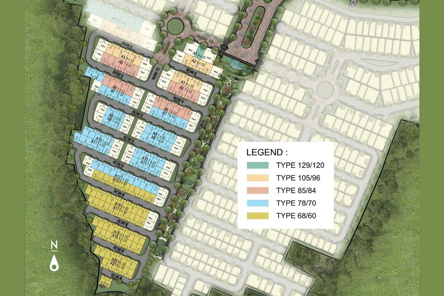 Siteplan Cluster