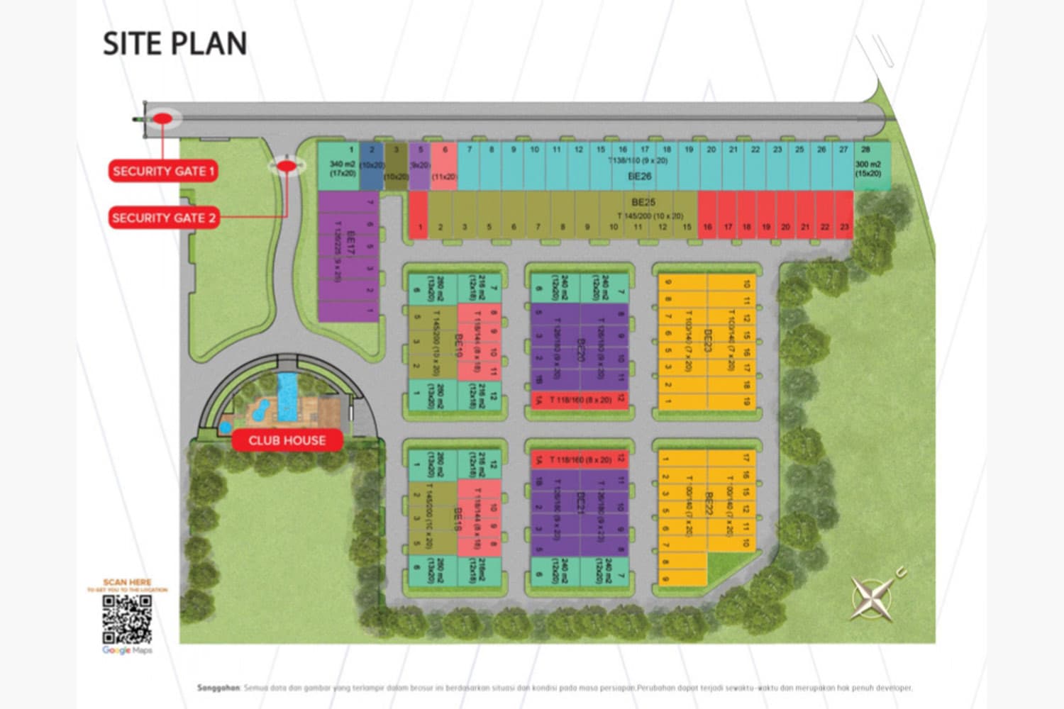 Siteplan Cluster