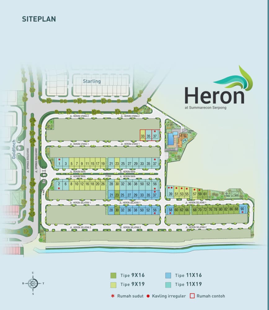 Siteplan Heron