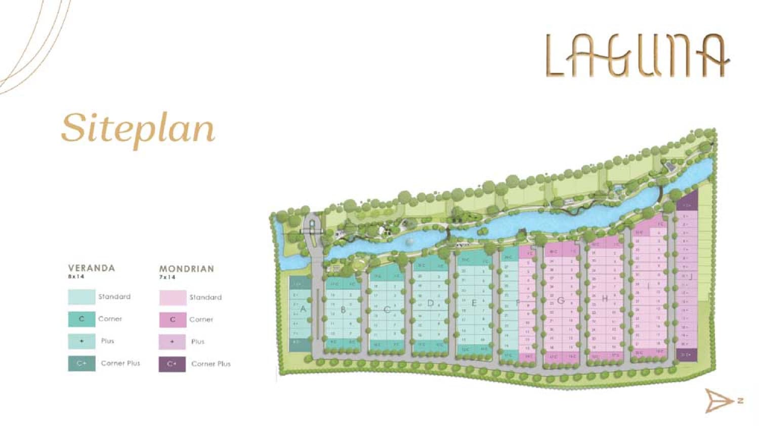 Siteplan Mondrian Laguna Shila Sawangan