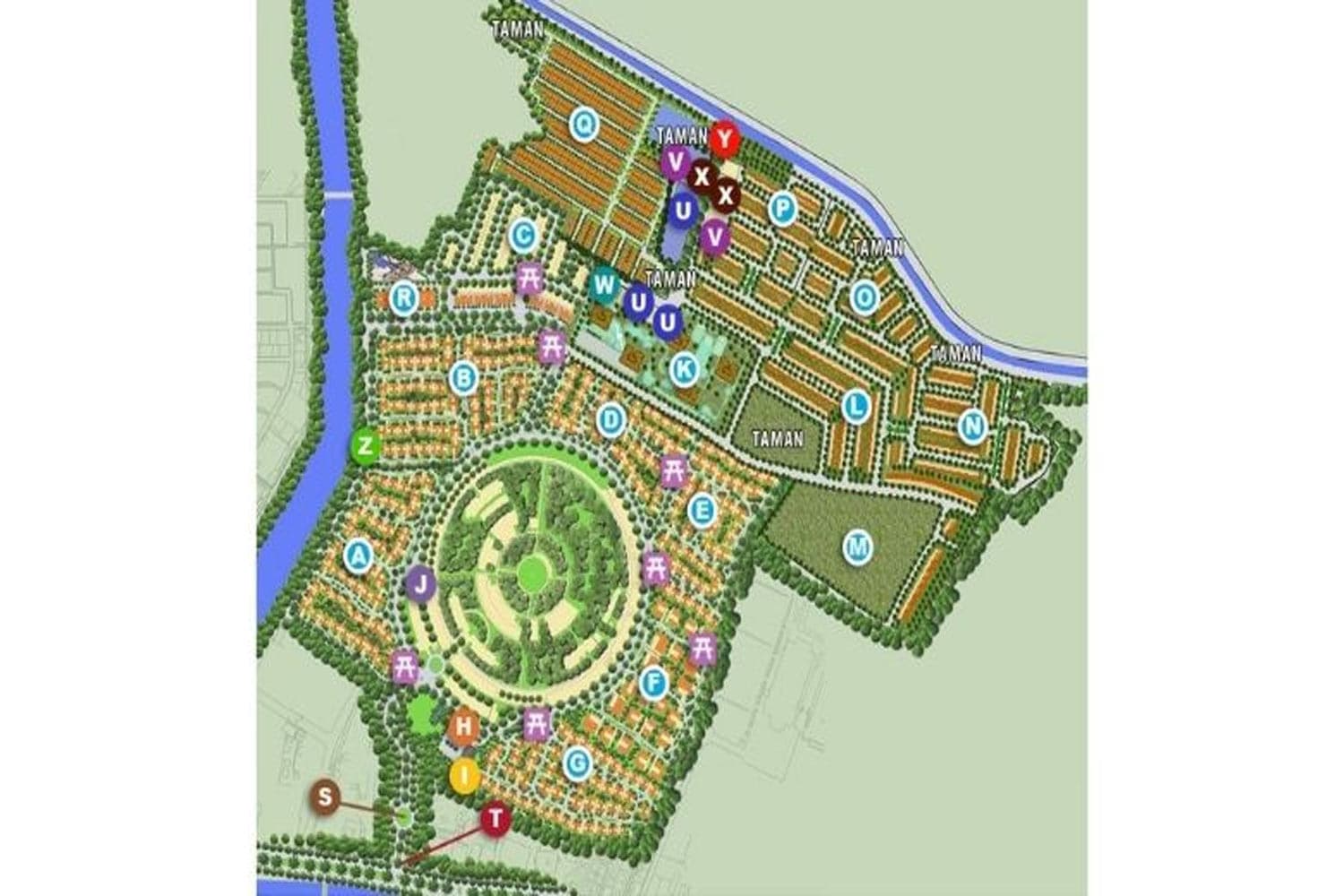 Siteplan Quin Casa Jardin