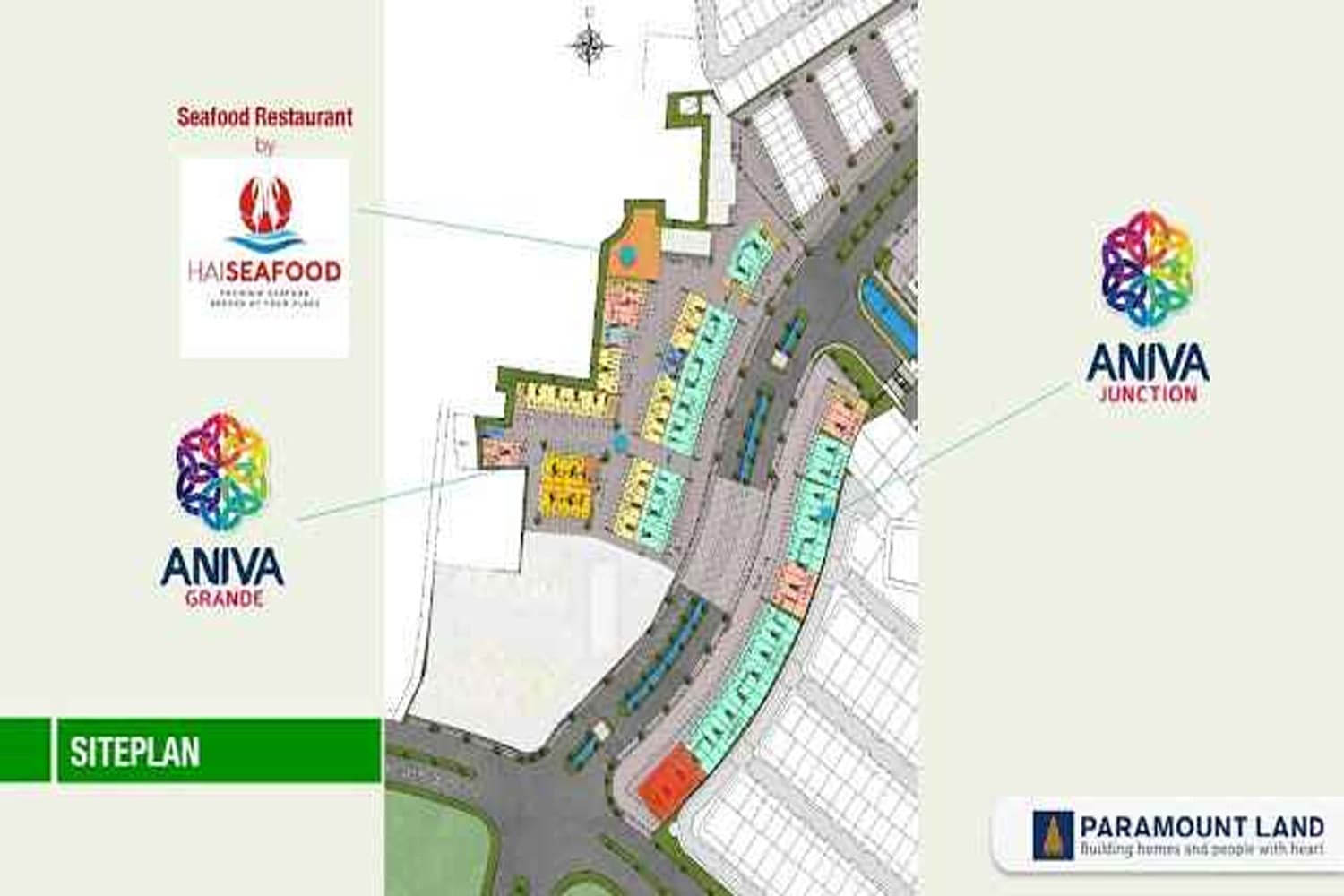 Siteplan Ruko Aniva Grande 2 dan Ruko Aniva Junction