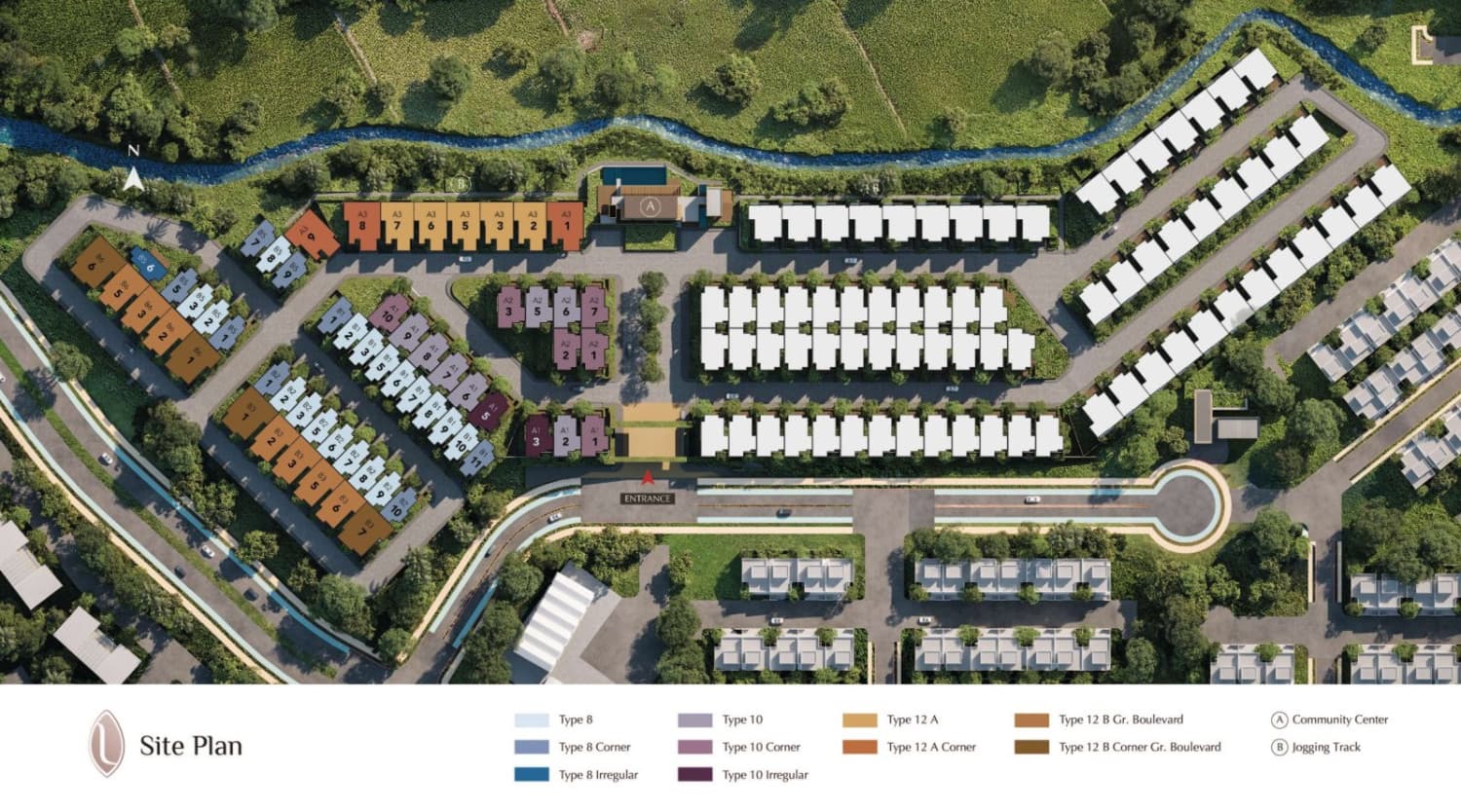 Siteplan Sequoia Hills