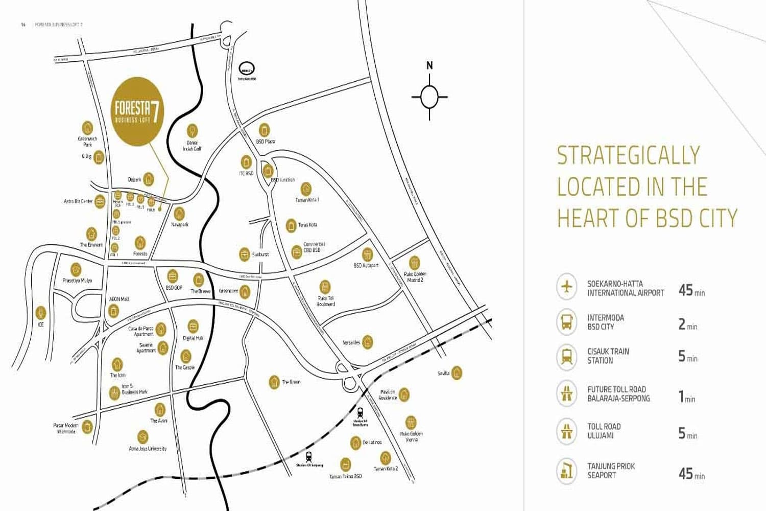 Lokasi Ruko Foresta Business Loft 7