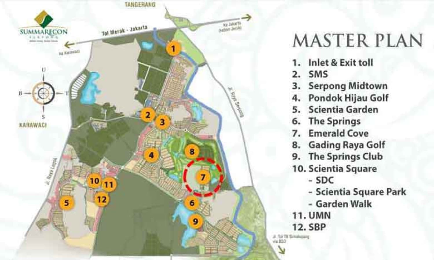 Masterplan Emerald Cove