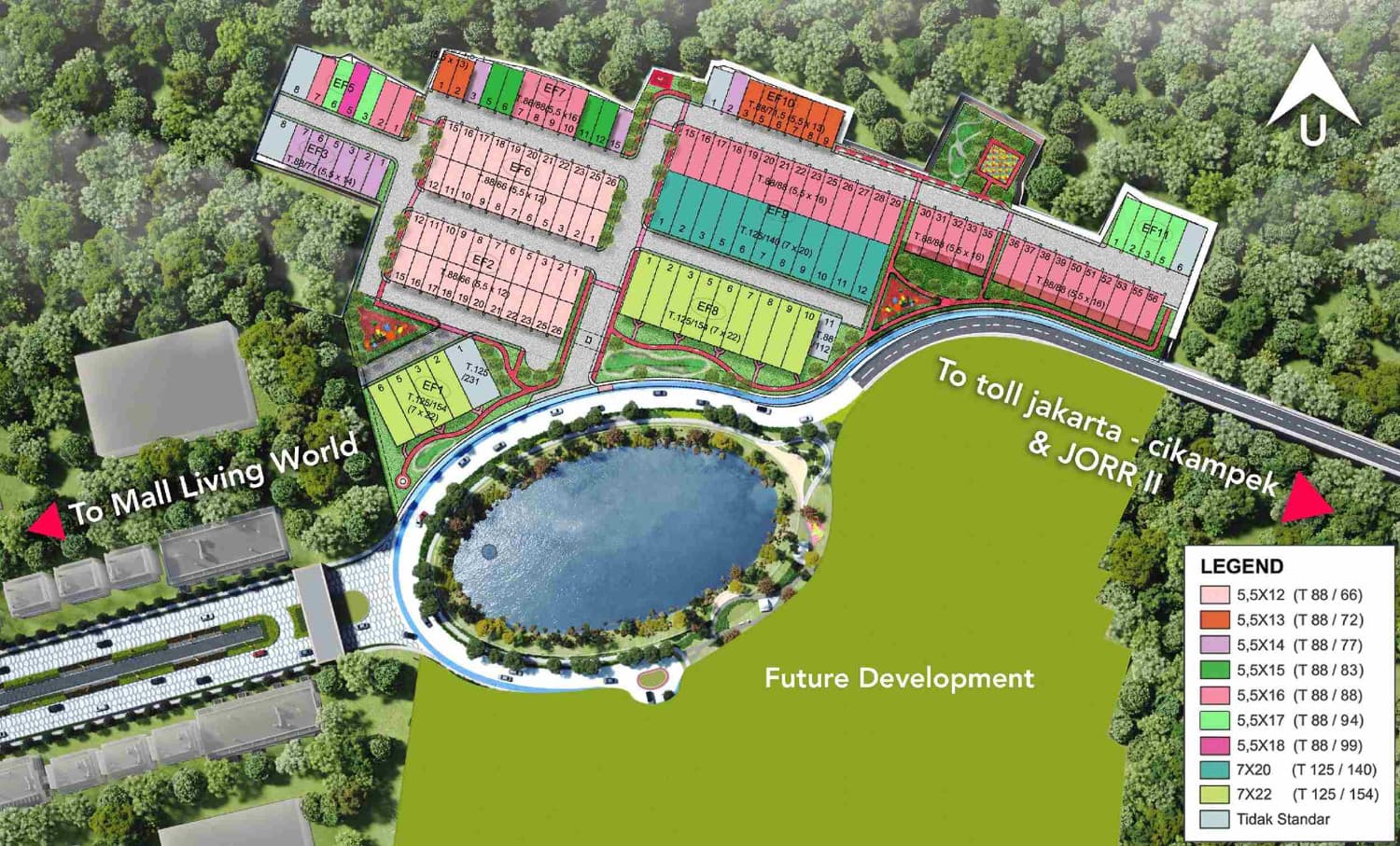 Siteplan Cluster