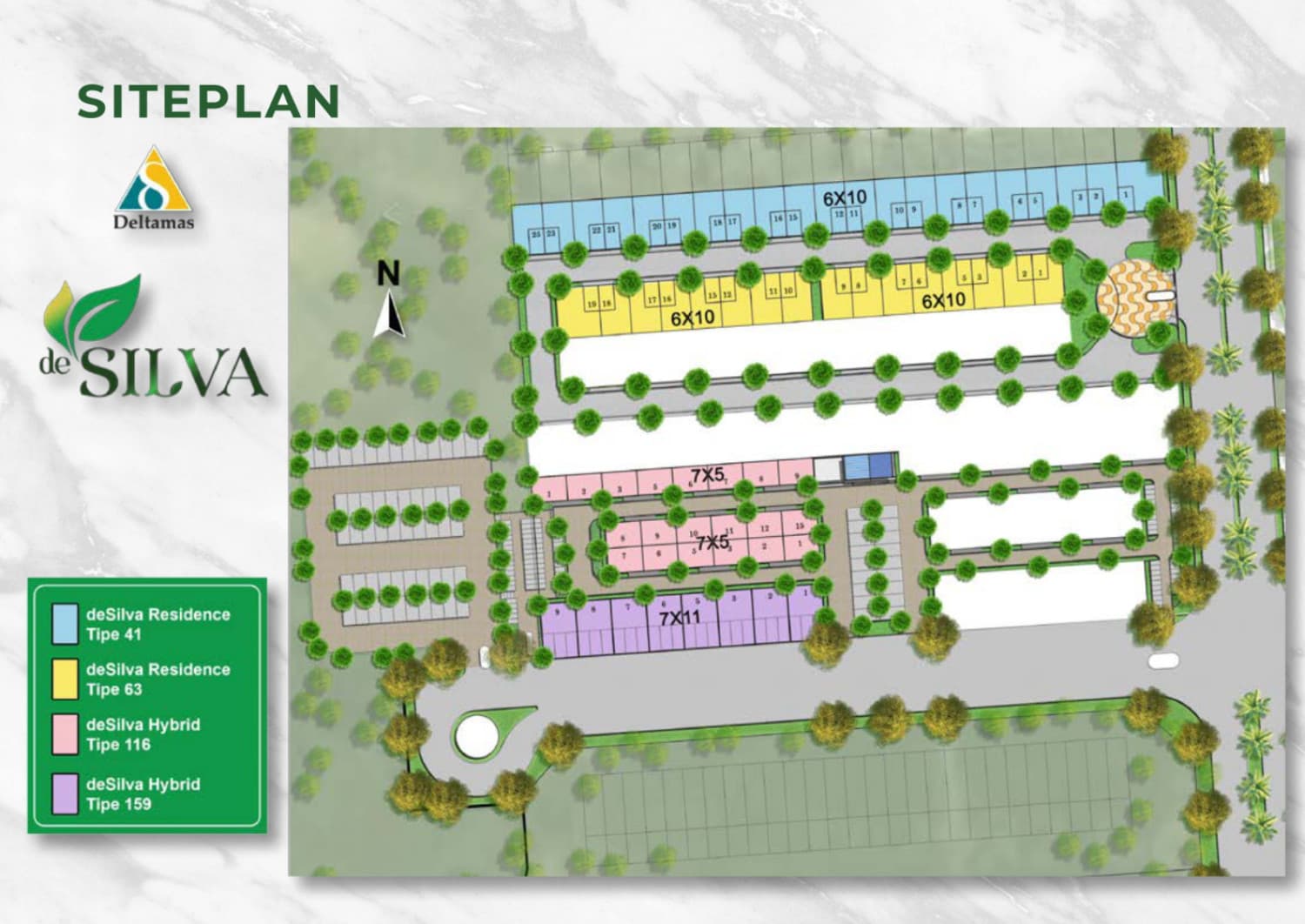 Siteplan De Silva Kota Deltamas