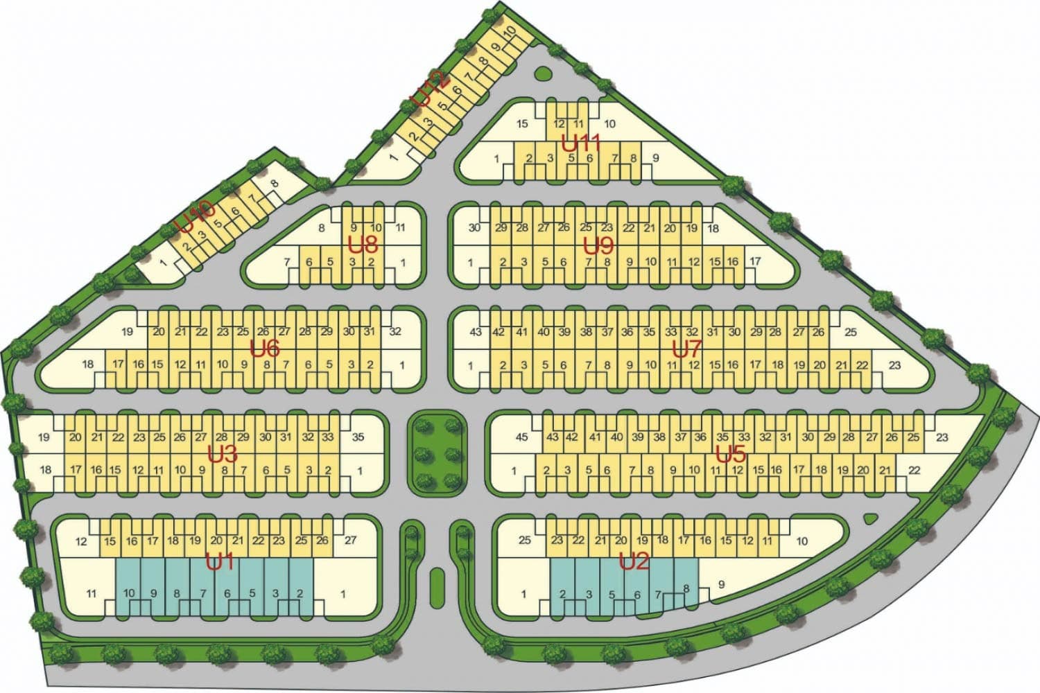 Siteplan Hyland Grand City Balikpapan