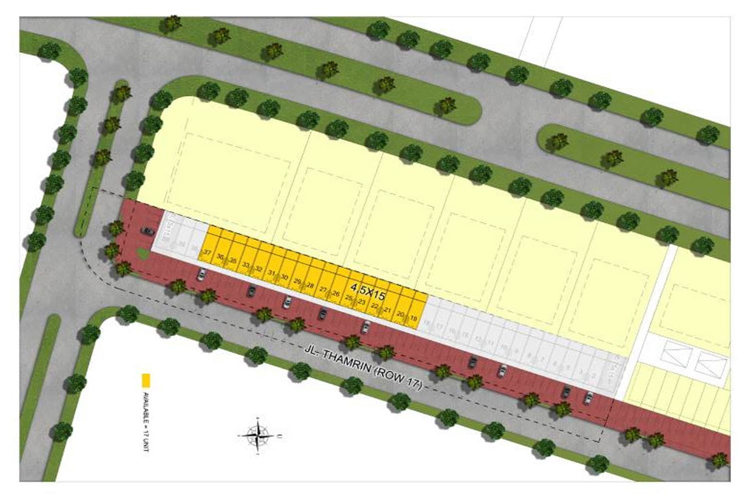 Siteplan Ruko Bolsena Gading Serpong