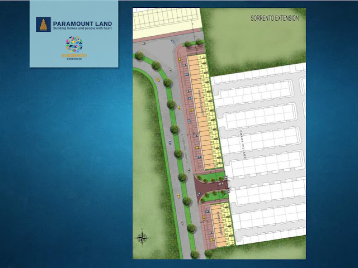 Siteplan Ruko Sorrento