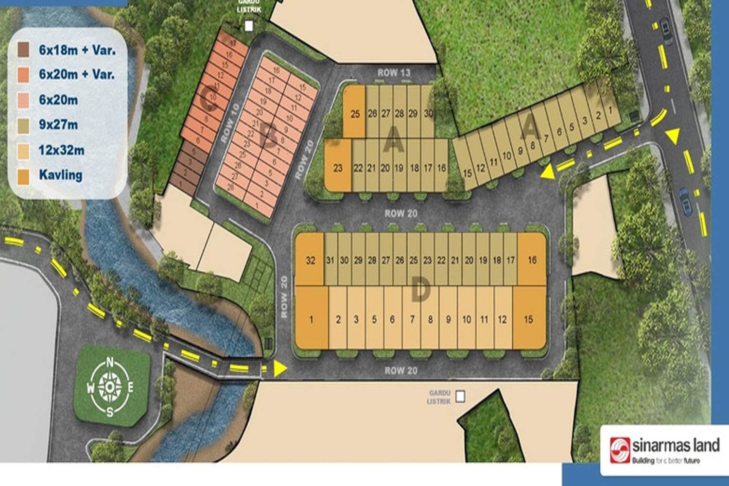 Siteplan Taman Tekno X