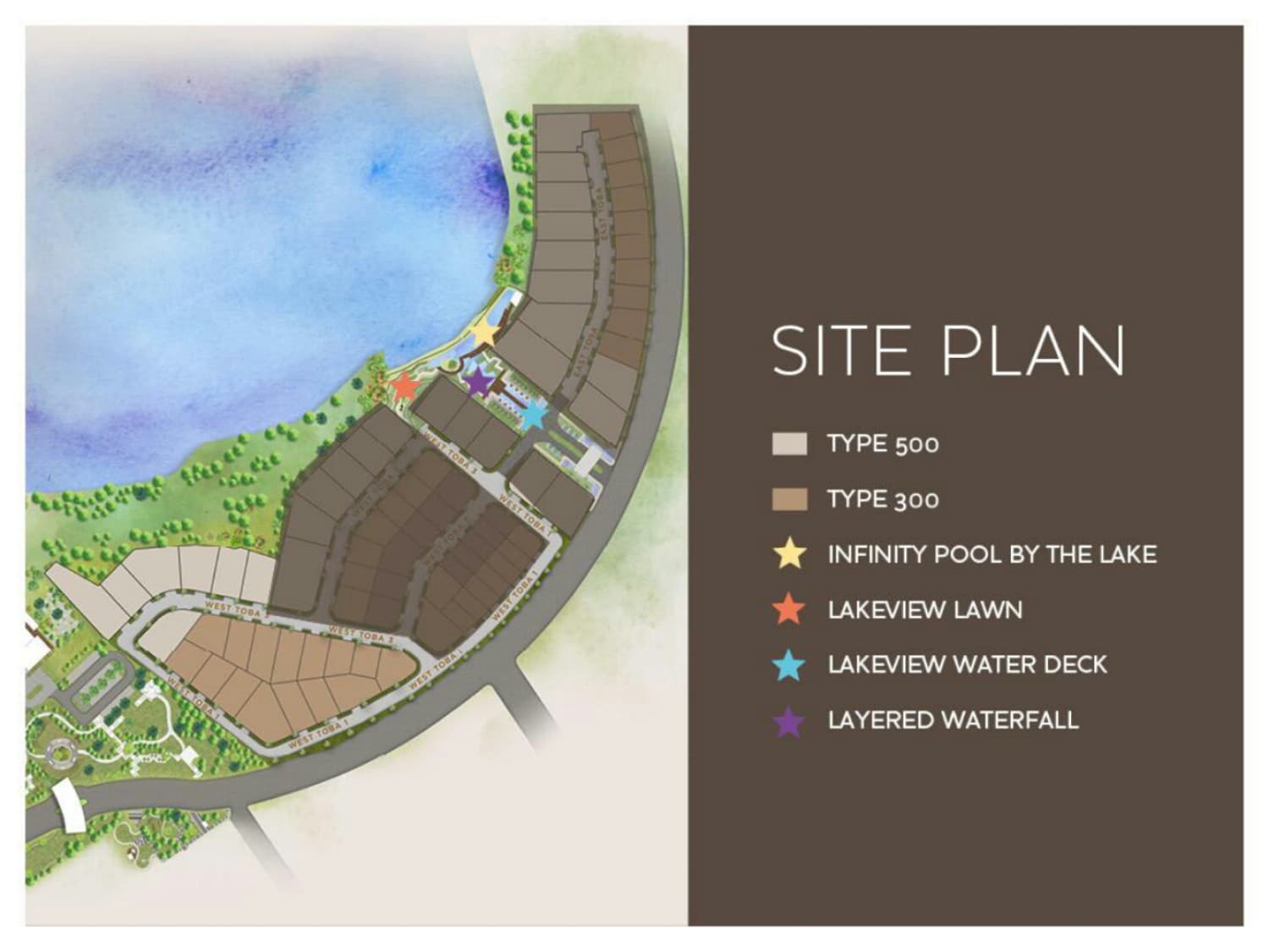 Siteplan Toba Lake Villas