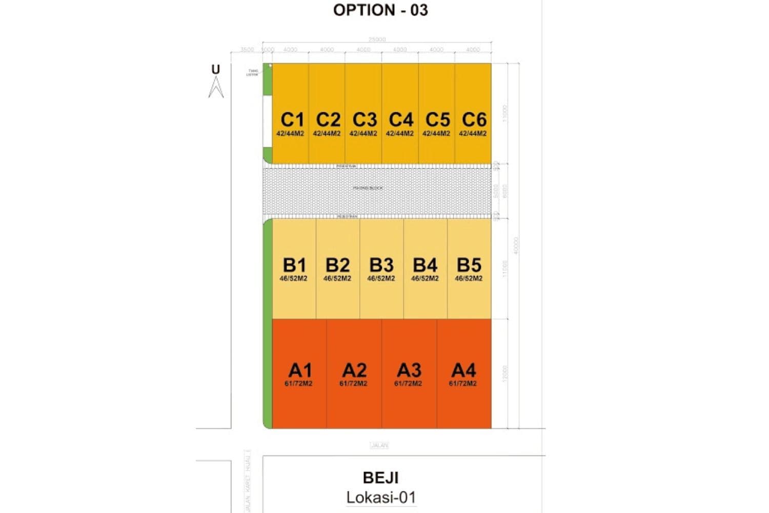 Siteplan Agrapana Estate