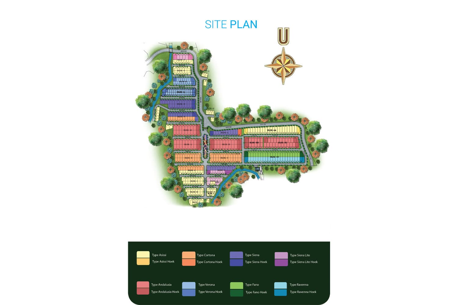 Siteplan Cluster