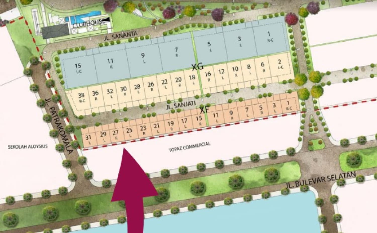 Siteplan Cluster