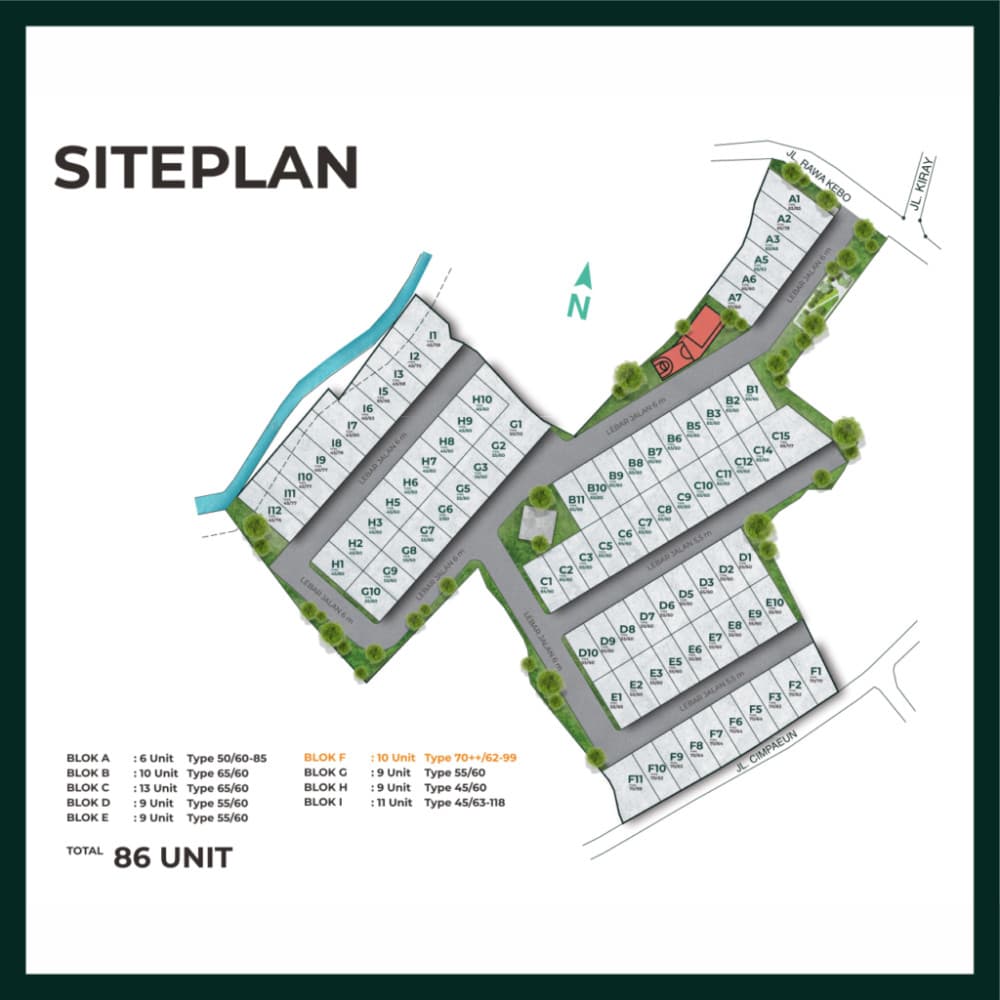Siteplan Cluster