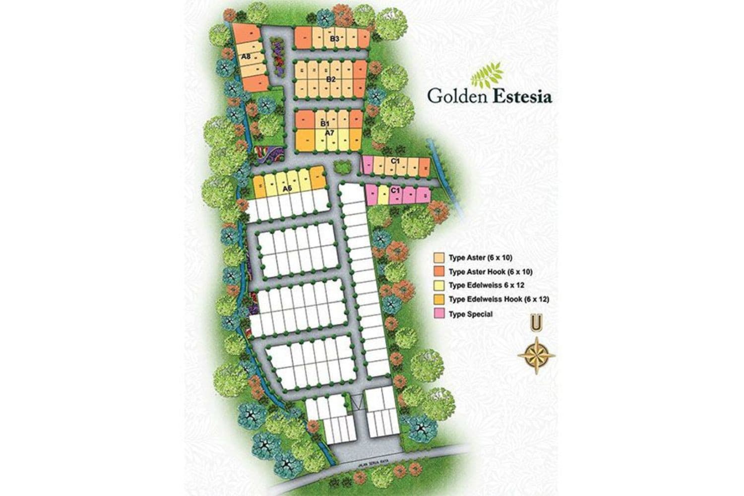 Siteplan Golden Estesia