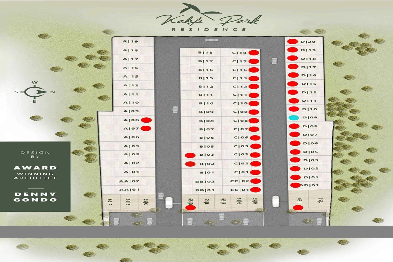 Siteplan Kahfi Park Residence