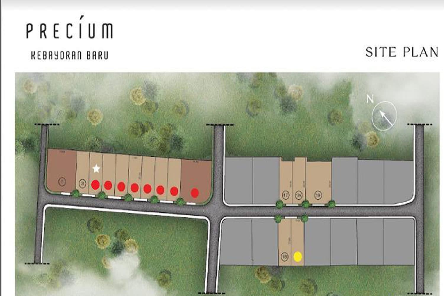 Siteplan Precium Kebayoran Baru