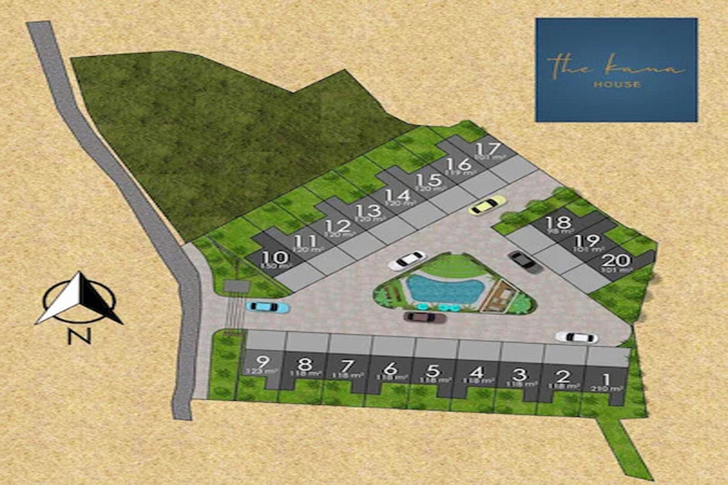 Siteplan The Kana House