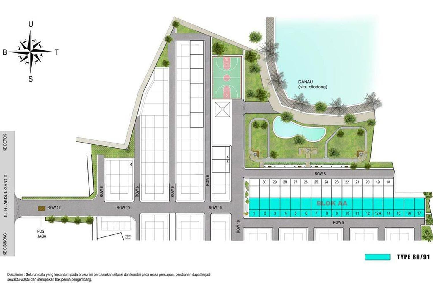 Siteplan Cluster