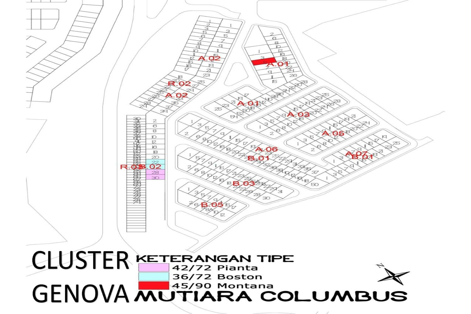 Siteplan Cluster