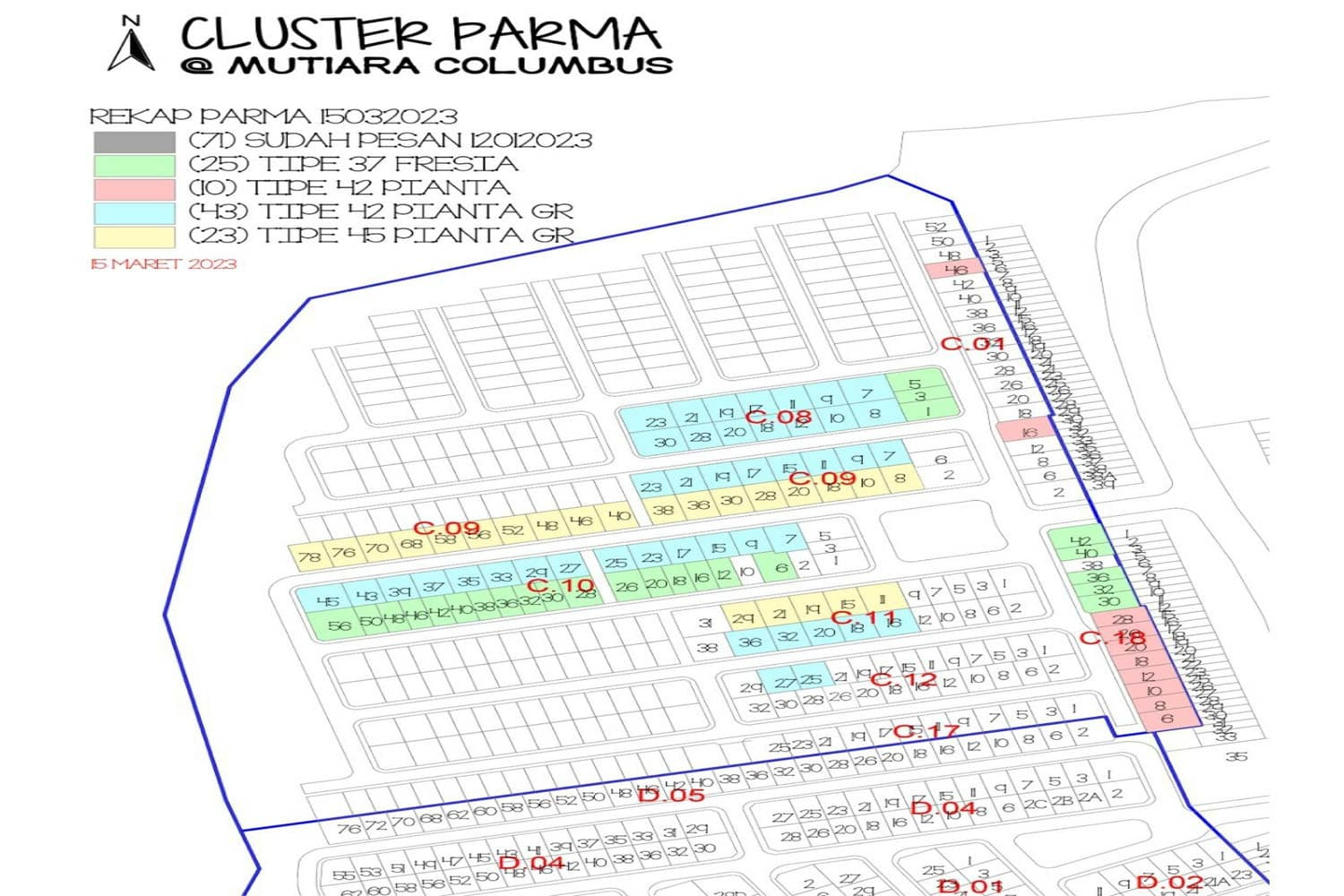 Siteplan Cluster