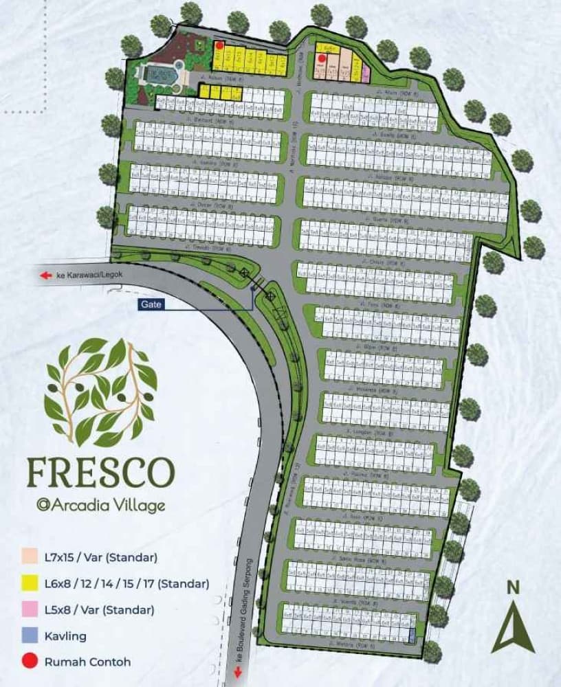 Siteplan Cluster