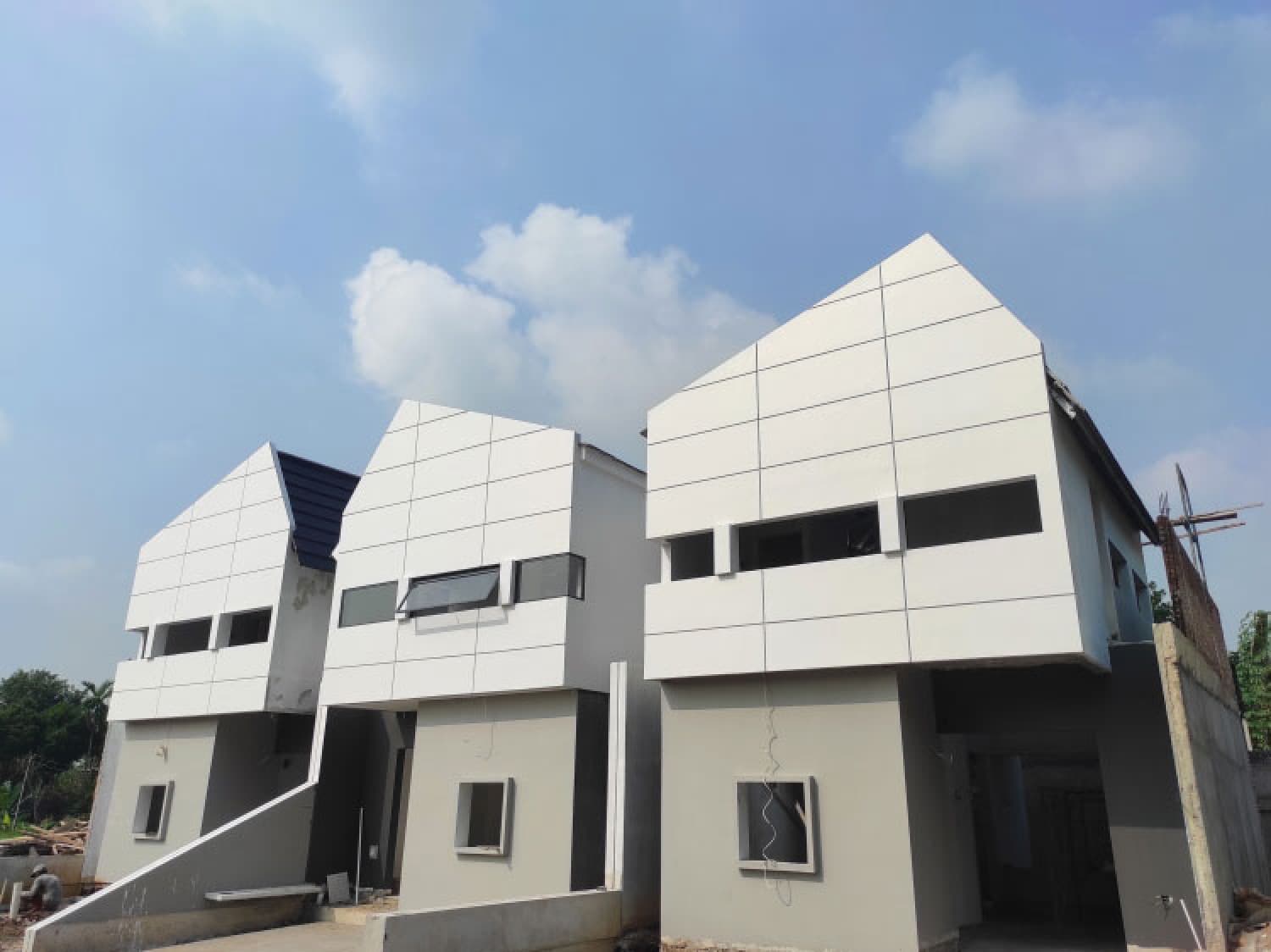 Fasad Cimanggis Eco Townhouse