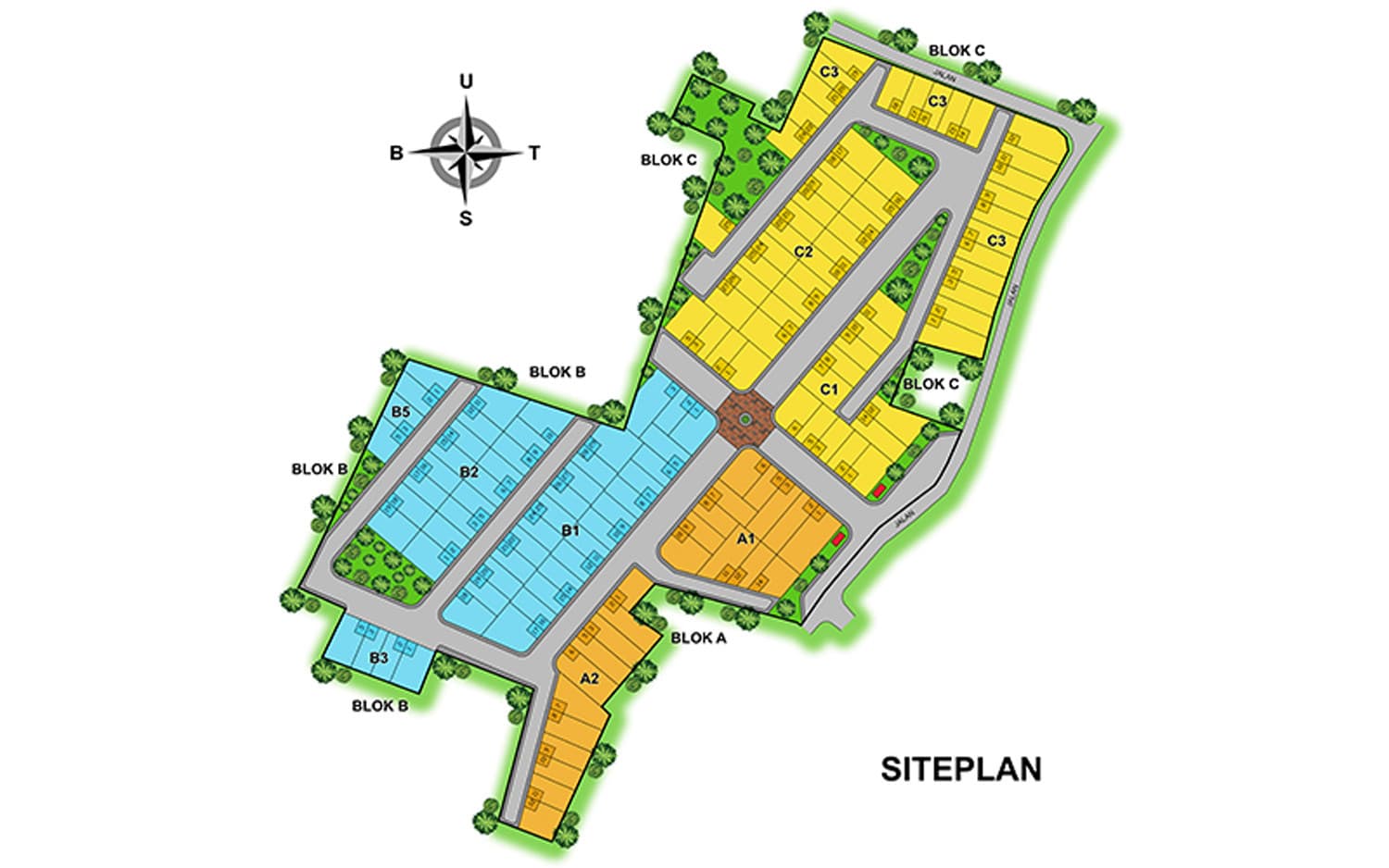 Gaharu Residence 3 Siteplan