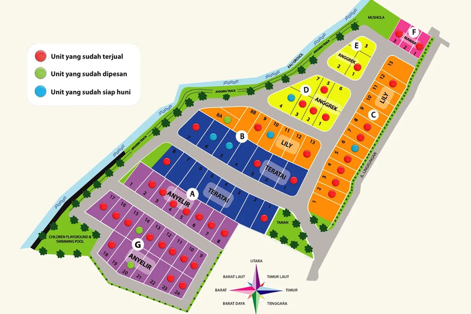 Siteplan Cluster