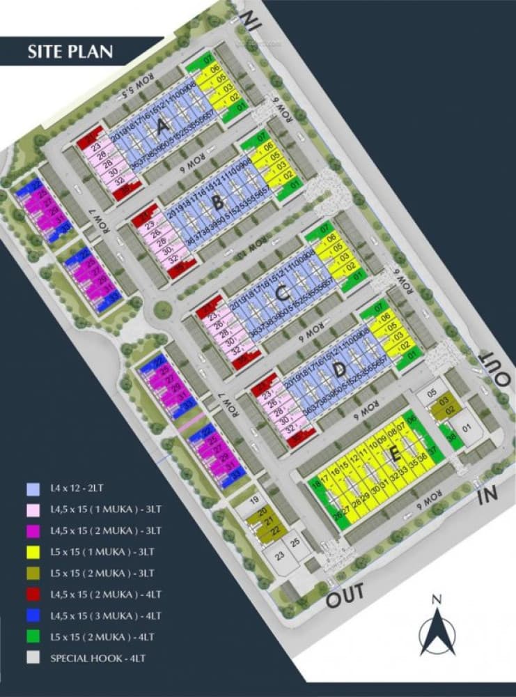 Siteplan Cluster