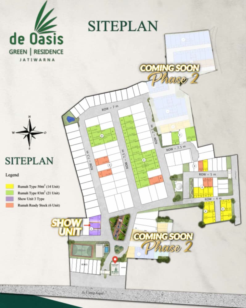 Siteplan De Oasis Green Residence
